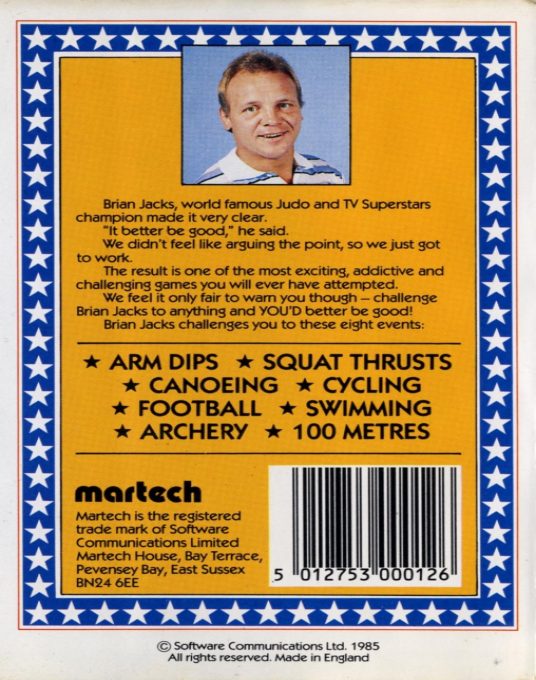 Brian Jack's Superstar Challenge - Dos