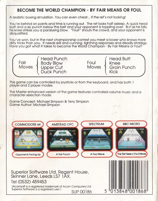 By Fair Means Or Foul - Dos