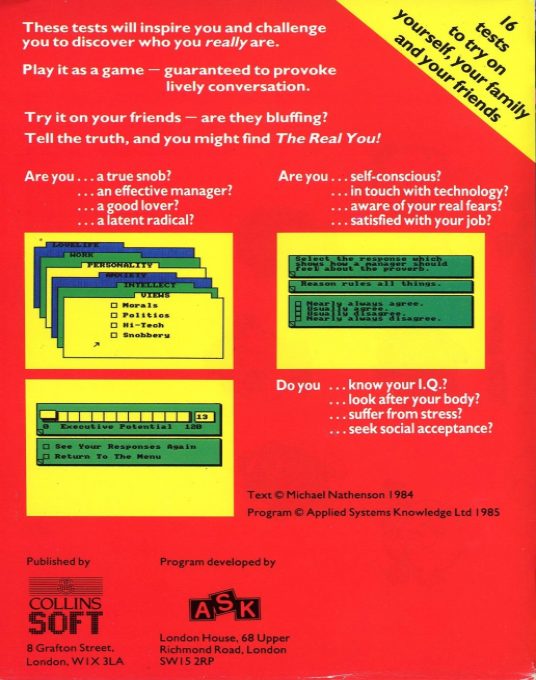 Can you find The Real You ? - Dos