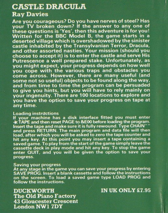 Castle Dracula - Dos