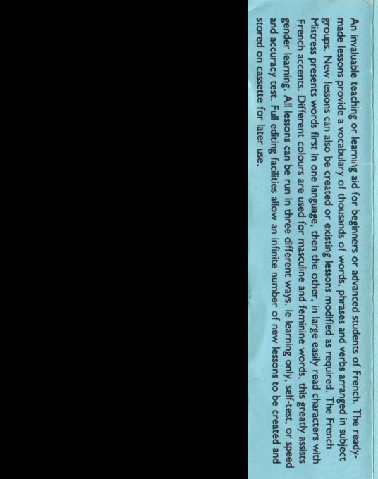 French Mistress - Dos