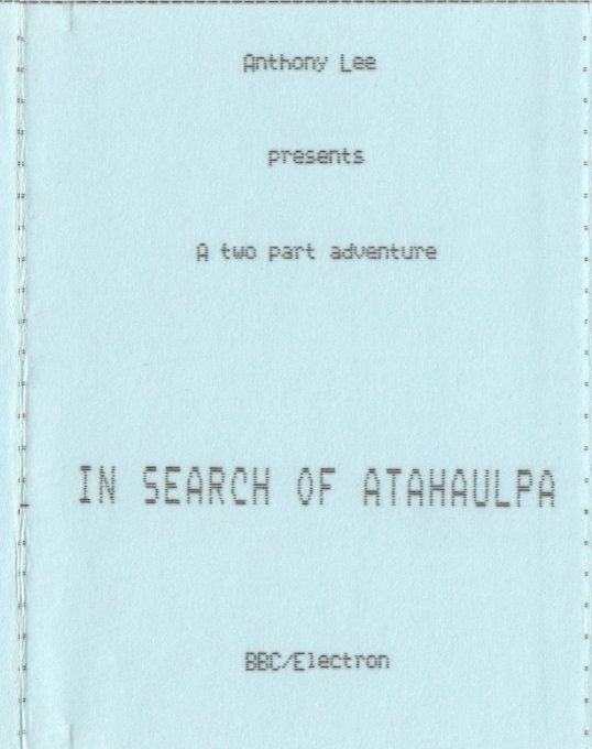 In Search Of Atahaulpa