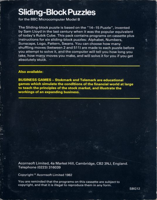 Sliding-Block Puzzles - Dos