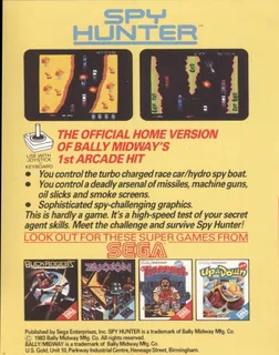 Spy Hunter - Dos