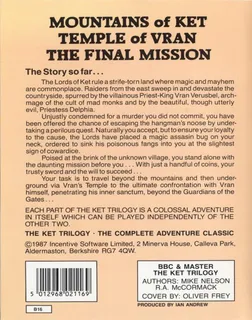 The Ket Trilogy dos