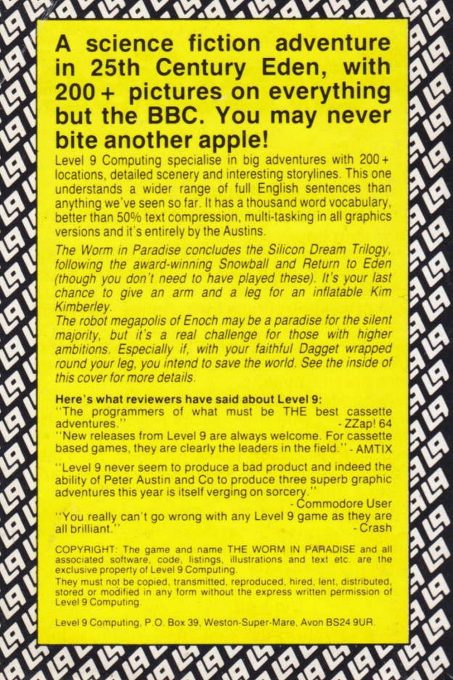 The Worm In Paradise - Dos