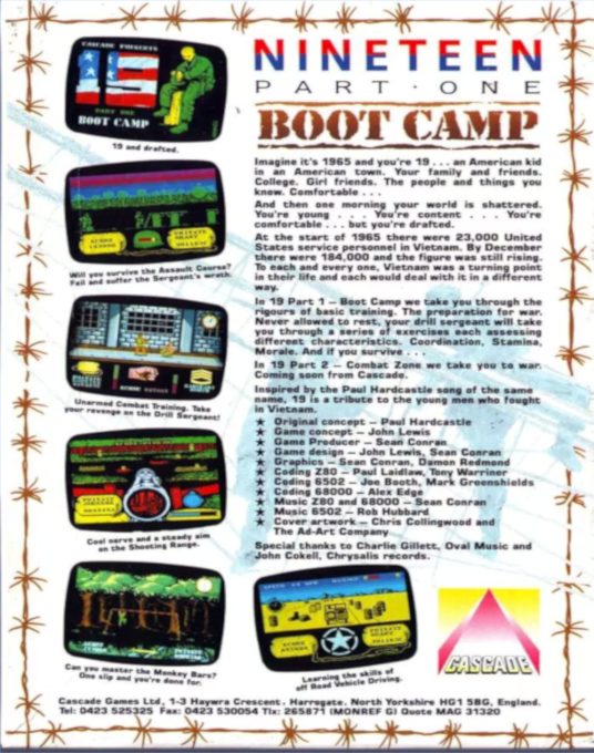 19 Part One : Boot Camp - Dos