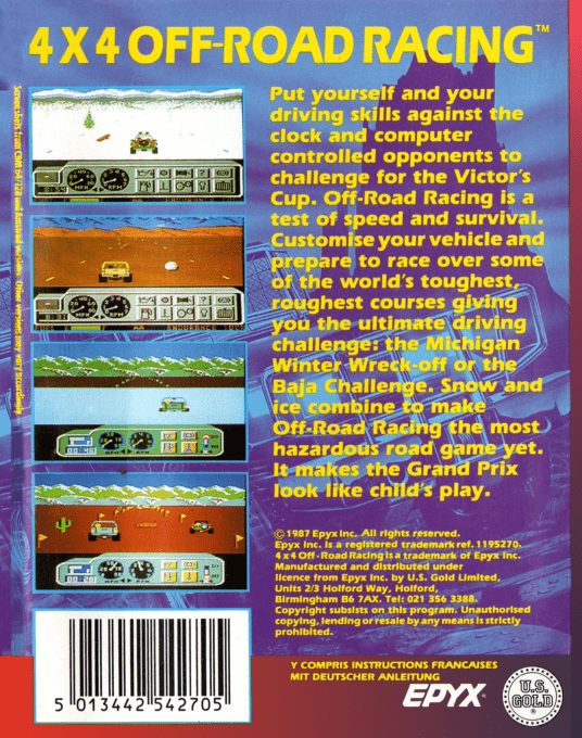 4x4 Off-Road Racing - Dos