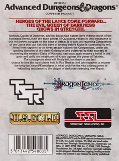 Advanced Dungeons & Dragons : Dragons of Flame - Dos