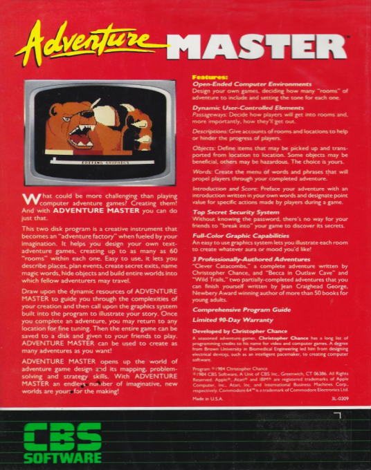 Adventure Master - Dos