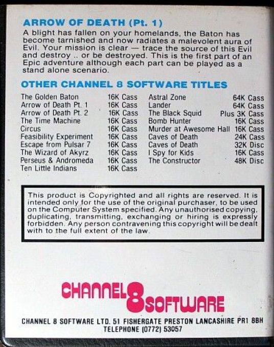 Arrow of Death : Part I - Dos