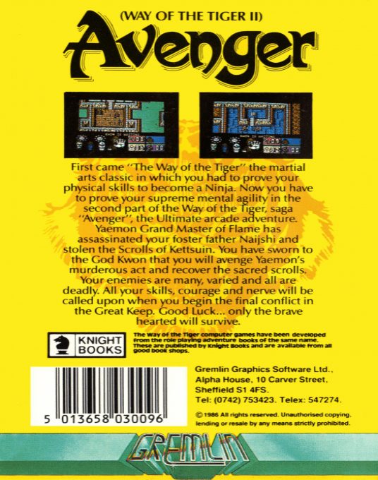 Avenger - Dos