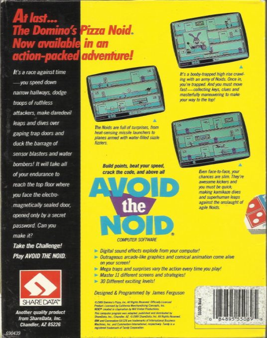 Avoid The Noid - Dos