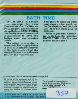 Bath Time - Dos