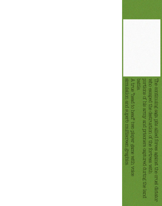 Beach-Head II : The Dictator Strikes Back - Dos