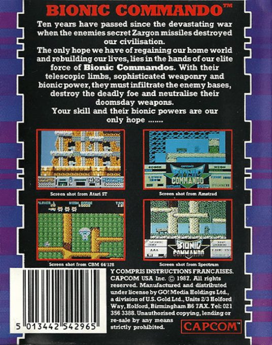 Bionic Commando - Dos