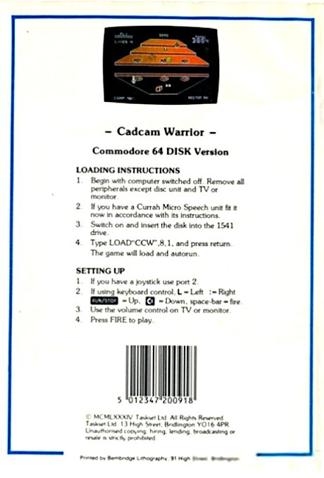 Cad-Cam Warrior - Dos