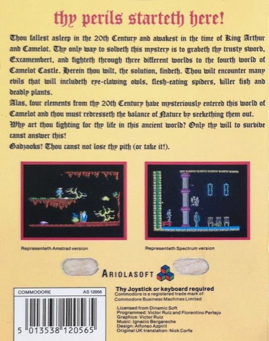 Camelot Warriors dos