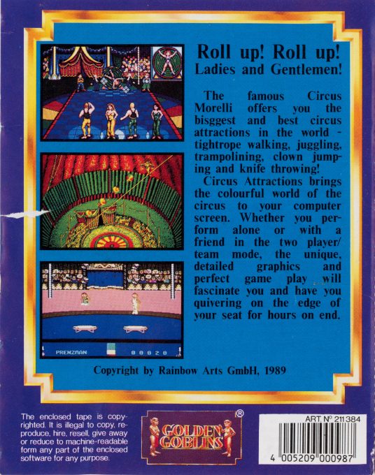 Circus Attractions - Dos