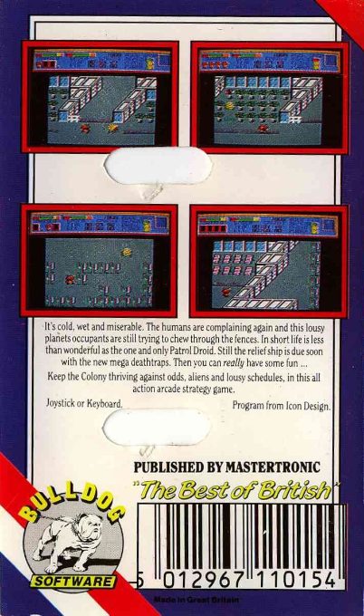 Colony (Mastertronic) dos