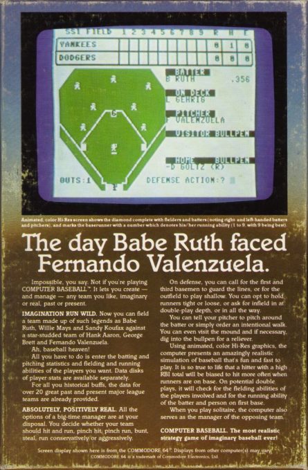 Computer Baseball dos