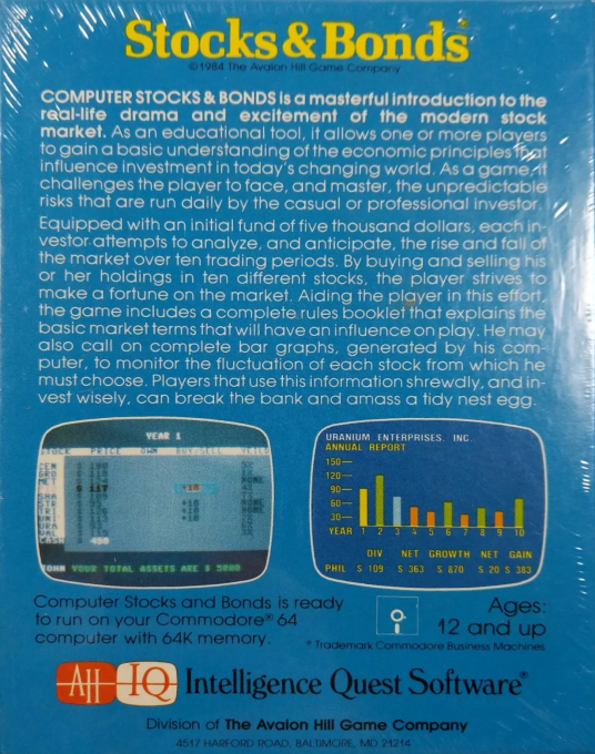 Computer Stocks & Bonds dos