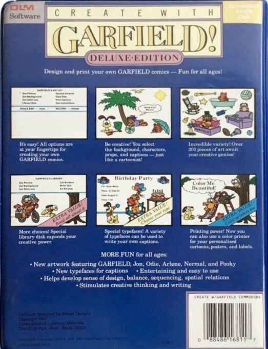 Create With Garfield! - Deluxe Edition - Dos