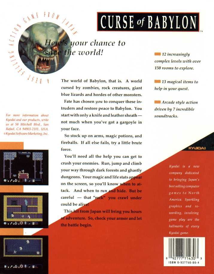 Curse of Babylon - Dos