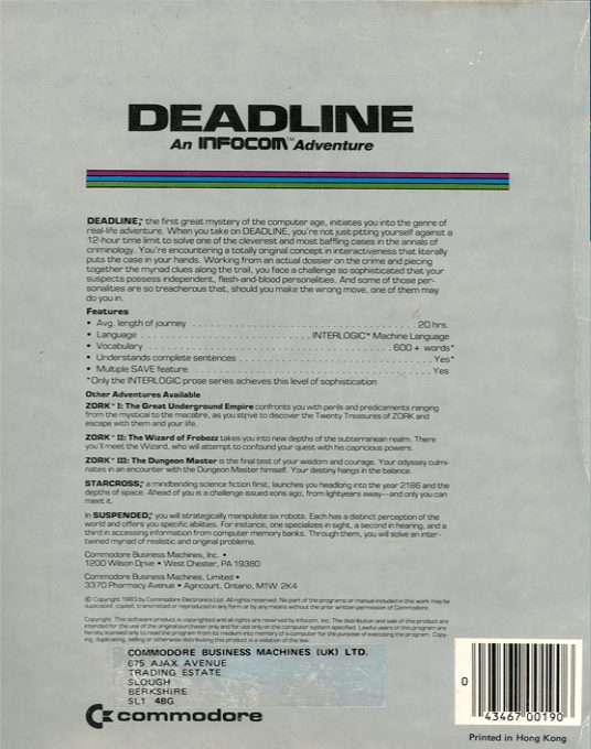 Deadline - Dos