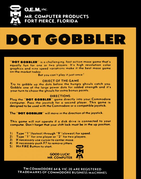 Dot Gobbler - Dos