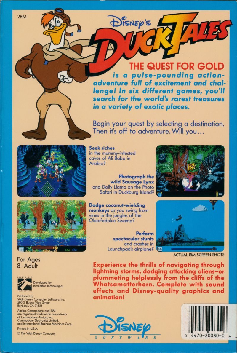 Duck Tales : The Quest for Gold - Dos