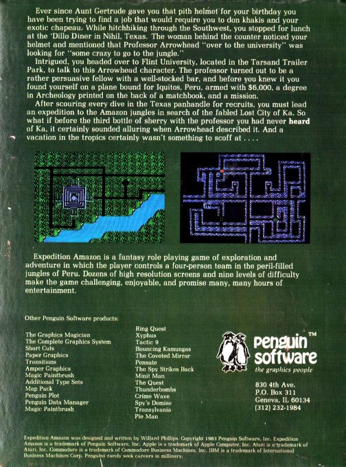 Expedition Amazon - Dos