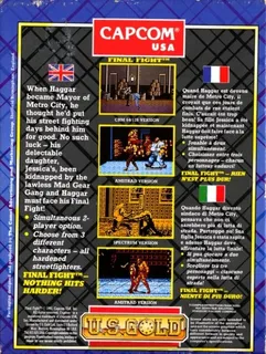 Final Fight - Dos