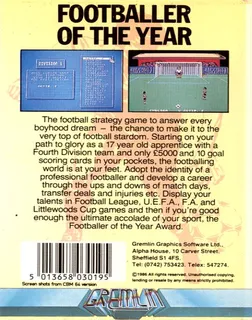 Footballer Of The Year - Dos