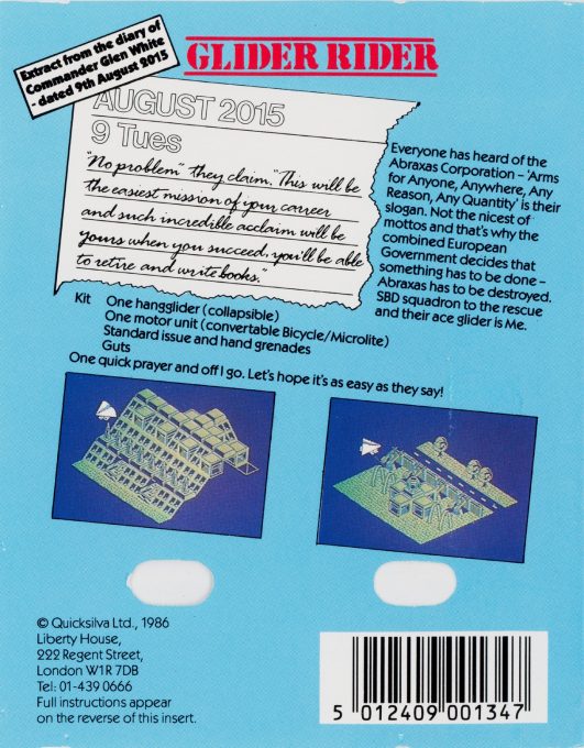 Glider Rider - Dos