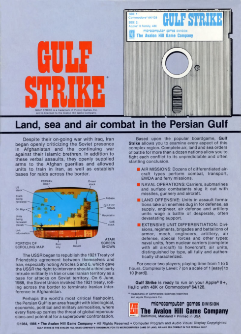 Gulf Strike dos