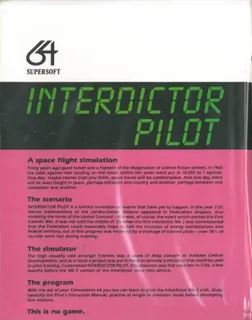 Interdictor Pilot - Dos