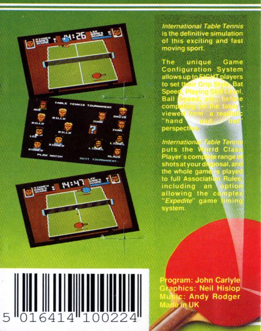 International Table Tennis - Dos