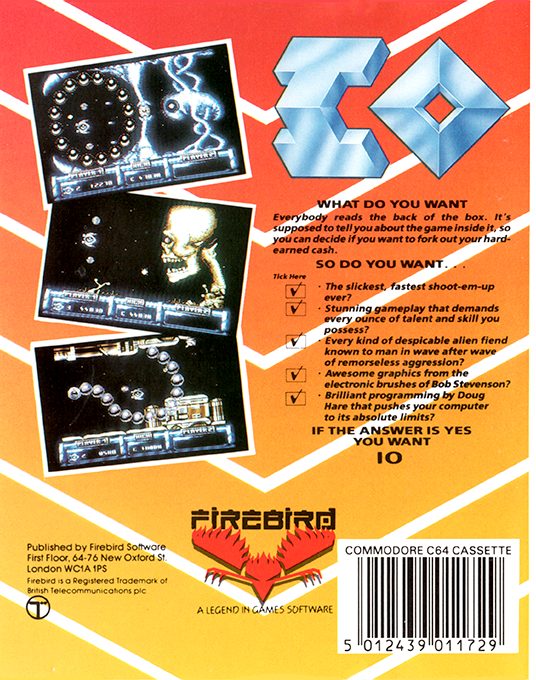 IO : Into Oblivion dos