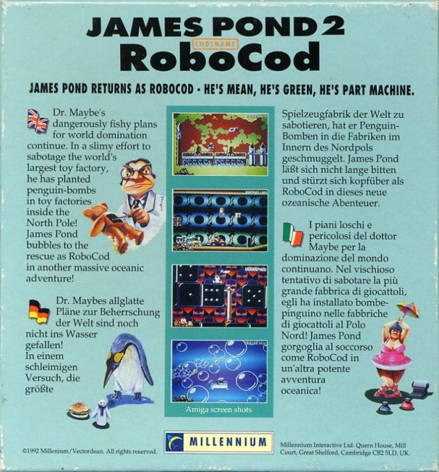 James Pond 2 - Codename Robocod - Dos