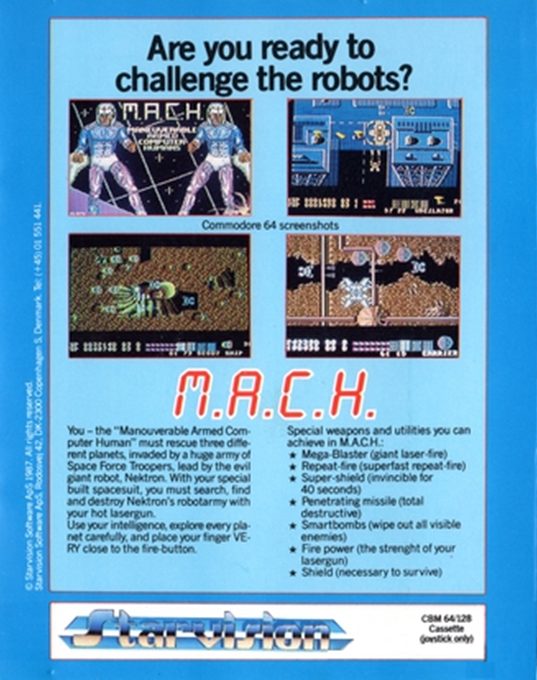 MACH - Maneuverable Armed Computer Humans - Dos