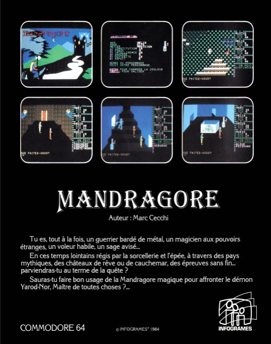 Mandragore - Dos