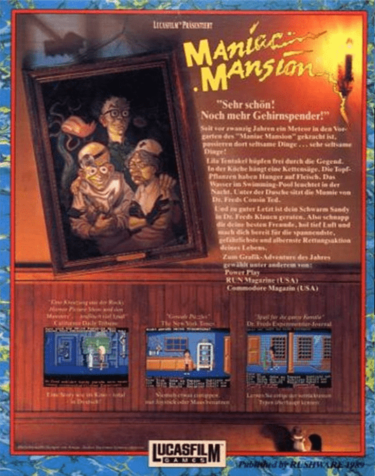 Maniac Mansion dos