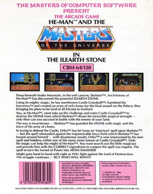 Masters of the Universe : The Ilearth Stone - Dos