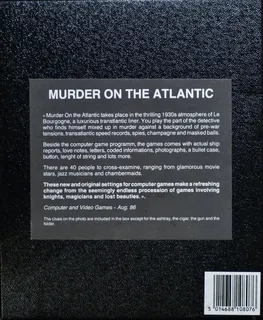 Murder on the Atlantic - Dos