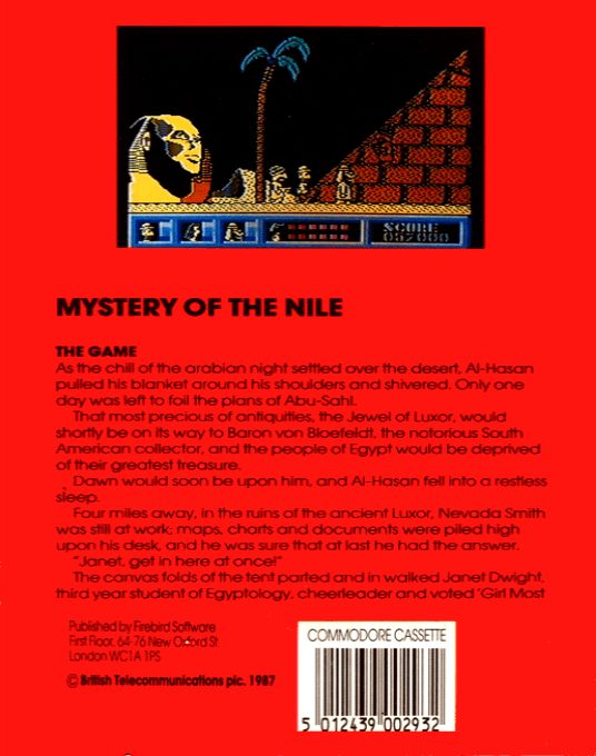 The Mystery Of The Nile dos