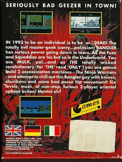 The Ninja Warriors dos