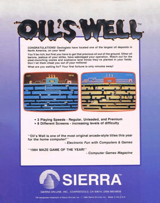 Oil's Well dos