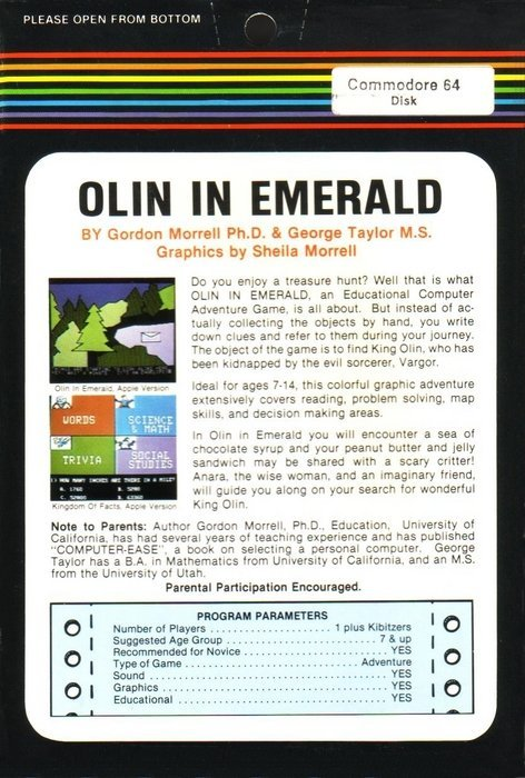 Olin in Emerald : Kingdom of Myrrh dos