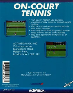 On Court Tennis - Dos